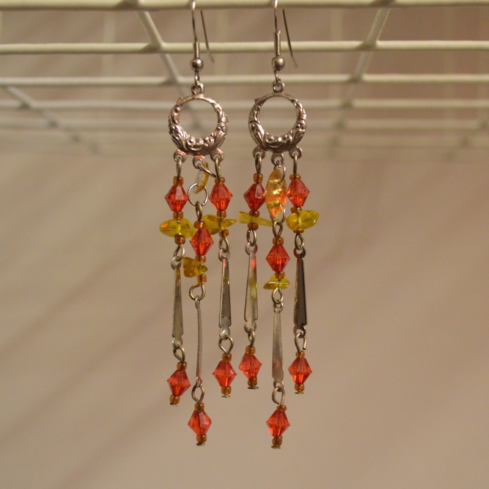 Unique dream catcher earrings